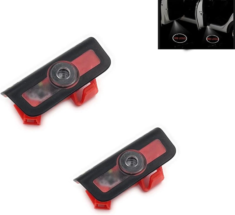 LOUEI 2pcs Door Light Logo Projector Laser Ghost Shadow Courtesy Light Compatible with Car 2022-2024 C class W206 2023-2024 GLC 2024 E class 2021-2024 S class (W206) - Image 1